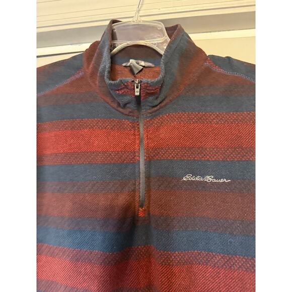 Eddie Bauer Men's Quest Fleece 1/4 Zip Pullover Southwest Ultra Soft TXL - Picture 5 of 8